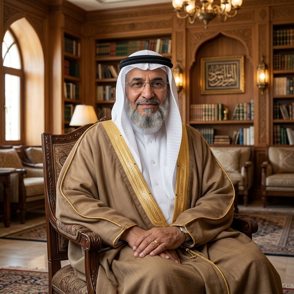 صورة الجد عبدالله بن صالح بن عبدالله آل بوعبيد التميمي — الجد الجامع لفرع آل عبدالله